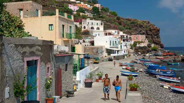 Wild and rugged, Aliduci is the least inhabited of the seven islands in the Aeolian chain off Sicily's northern coast.(Dallas Stribley/The Image Bank Unreleased/Getty Images)
